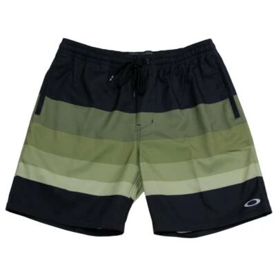 Oakley Bismark Boardshorts 34 L Worn Olive Mens Casual Beach Shorts Boardies - Image 1 of 4