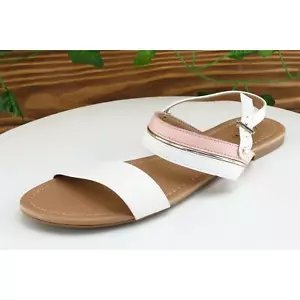 Call It Spring Sz 6.5 M Pink Ankle Strap Synthetic Women Sandals - Picture 1 of 8