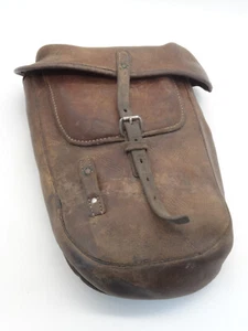 Vintage Swiss Army Leather Satchel Packsaddle Saddle Bag Toggle 1912 Motorbike - Picture 1 of 9