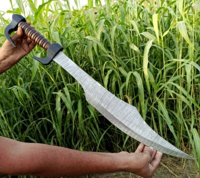 ¡Espada 300-espartanos del Rey Leónidas! Espada y funda griega antigua de caza Foto 1 de 4
