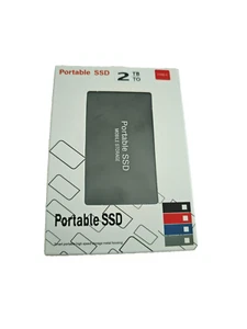 Portable SSD External Hard Drive - 2TB Capacity - USB-C 3.0 - Picture 1 of 4