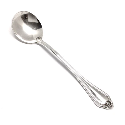 Colher de chocolate prata americana MONTICELLO International Silver 1907 Lg - Imagem 1 de 4