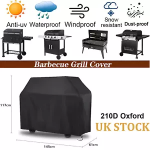 Heavy Duty BBQ Cover Waterproof Barbecue Gas Smoker Grill Patio Garden Outdoor - Picture 1 of 15