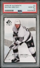2008-09 SP Authentic Wayne Gretzky #2 PSA 10 GEM MINT HOF Low Pop QTY