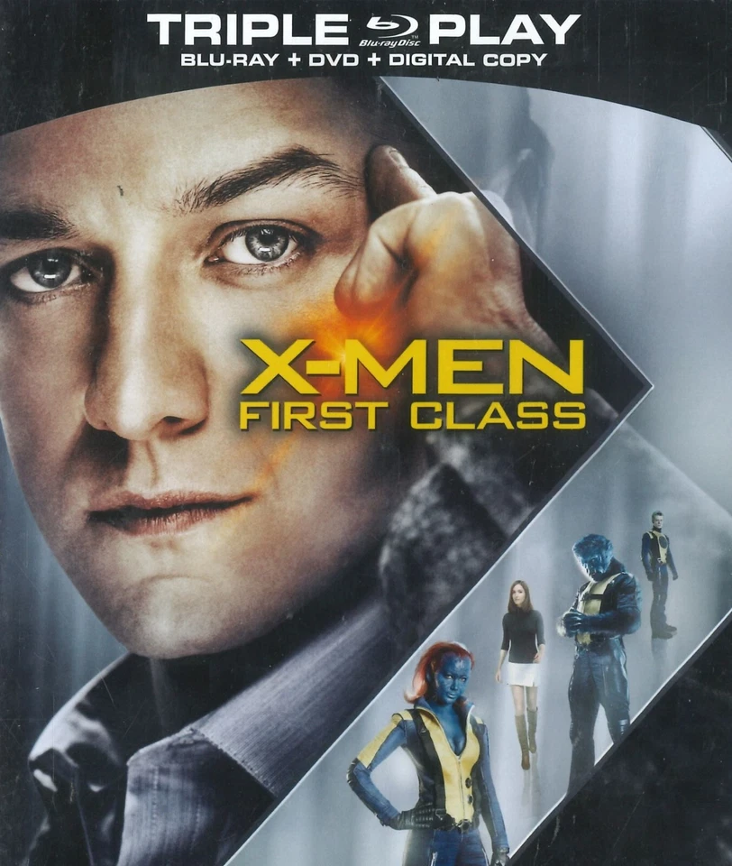 X-Men: First Class (2011) Blu-ray, Triple Play, James McAvoy, Michael Fassbender - Image 1 of 2