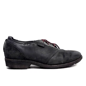 Teva De La Vina Dos Womens Charcoal Gray Waterproof Leather Shoes Size 7.5 - Picture 1 of 10