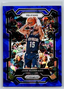 Jose Alvarado 2023-24 Panini Prizm Blue Ice /125 #244 New Orleans Pelicans - Picture 1 of 2
