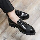 Mens Slip On Pointed Toe Formal male Wedding Party Driving Loafer Leather Shoes
