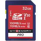MyMemory 32GB V30 PRO High Speed SDHC Memory Card For Camera UHS-1 U3 100MBs New