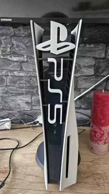 Sistema de consola PlayStation 5 PS5 impreso en 3D ICONOS decorativos cubierta de placa Foto 1 de 2