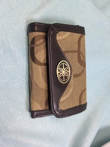 Cartera para mujer triple pliegue de GEORGE marrón claro tostado portatarjetas de crédito cartera de cambio - Imagen 1 de 18