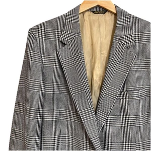 Men’s Blazer Size 44R Tweed Plaid Sports Coat - Picture 1 of 14