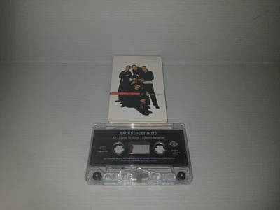 Backstreet Boys All I Have To Give Cassette Tape Single Vintage Music Foto 1 de 2