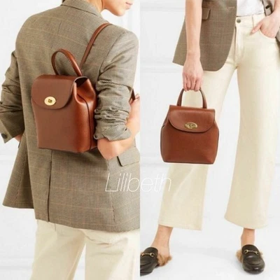 Mochila de Agua Mulberry Mini Bays Mujer Diseñador de Lujo Edición Limitada Rara Mod Foto 1 de 4