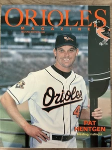 2001 BALTIMORE ORIOLES VS PHILADELPHIA UNSCORED PROGRAM PAT HENTGEN 2ND EDITION - Picture 1 of 1