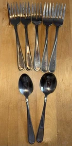 ONEIDA FLIGHT RELIANCE STAINLESS STEEL FLATWARE FORK SUGAR SPOON TEASPOON CHOICE - Picture 1 of 1