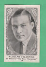 Rudolph Valentin  1920  E123 American Caramel (Ser Of 120) Film Star Card  # 24