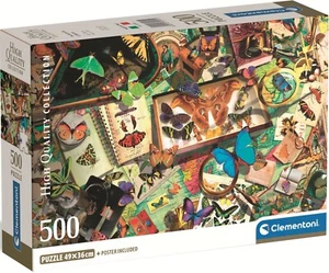 NEW Clementoni Jigsaw Puzzle 500 Pieces 35581 The Butterfly Collector HQC - Imagen 1 de 2