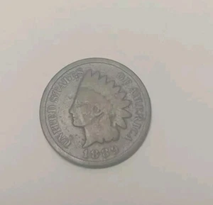 1889 P Indian Head Penny Small Cent Coin - Picture 1 of 4