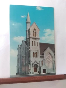 Vintage Postkarte, "Die Kirche, die sich zuerst kümmert Methodistenkirche Springfield Illinois - Bild 1 von 6