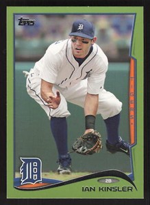 2014 Topps Green  Ian Kinsler #534 Detroit Tigers