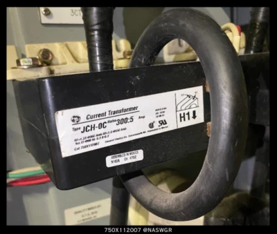 GE JCH-0C, 750X112007 Current Transformer - 300:5 Amp - Tested/1Yr Warranty - Image 1 of 2