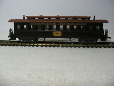 HO scale old time Civil War USMRR coach decorated to match the Lincoln Car!!