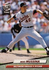 1992 Ultra #9 Mike Mussina Baltimore Orioles HOF