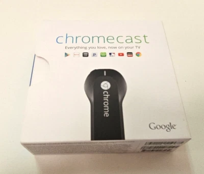 Google ChromeCast, H2GZ-42 (1st Generation) HDMI Media Streamer, Black - Image 1 of 4