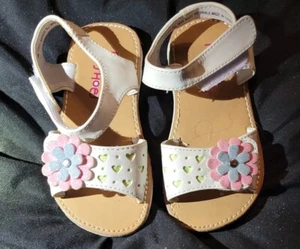 Rachel Shoes Girls' Sandals White Floral - Picture 1 of 1