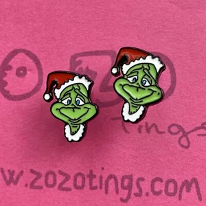 The Grinch Stole Christmas Metal Stud Earrings - Picture 1 of 1