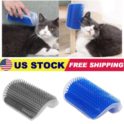 2x Peine de masaje de pared rascador facial autocuidado para gatos herramienta de cepillo de aseo Foto 1 de 4