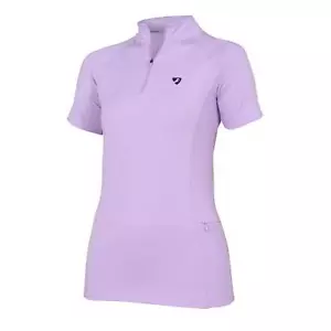 Shires Aubrion Ladies Revive Short Sleeve Base Layer - Lavender - Picture 1 of 3