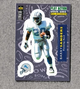 1996 UD Collector's Choice STICK UMS #S20 BARRY SANDERS Detroit Lions MINT - Picture 1 of 2