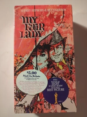 My Fair Lady Audrey Hepburn Rex Harrison VHS Brand New Factory Sealed  - Image 1 of 2