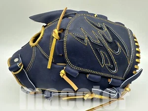 ZETT Special Pro Order 12" Pitcher Baseball Glove Navy Gold RHT Fujinami MLB - Picture 1 of 4