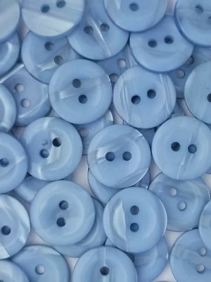 SIZE 24L -5/8",  VARIEGATED BUTTON, SHINY FINISH, 1 DOZEN , FREE SHIPPING USA - Image 1 of 4