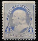 Usa 1890/93 ? Us Stamps Scott #219 Mint Og H Franklin 1 Cent ? Mng Stamp