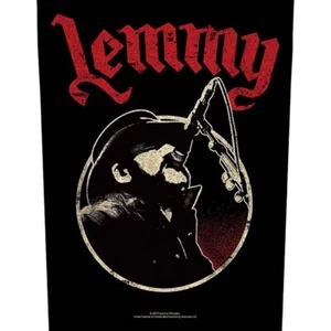 MOTORHEAD LEMMY Mikrofon 2017 GIANT BACK PATCH - 36 x 29 cm LEMMY - Bild 1 von 3