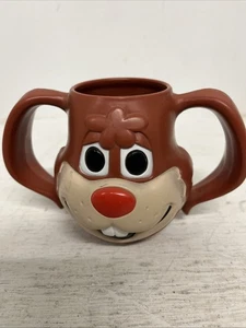 Vtg Nestle Quik Rabbit Bunny Cup Mug Nesquik Chocolate Milk Ear Handles 12 oz - Picture 1 of 7