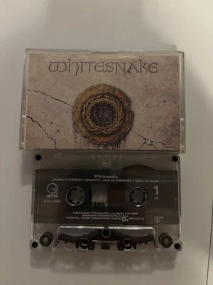 Whitesnake Self Titled Cassette Tape Geffen Records 1987 VG+ - Image 1 of 3