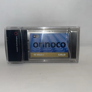 Lucent Orinoco PC24E-H-FC 014916/D Gold 11 Mb/s PCMCIA Karta bezprzewodowa (H7B*) - Zdjęcie 1 z 5