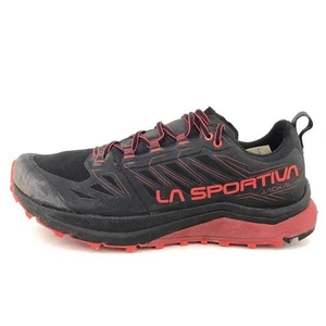 La Sportiva Jackal Mountain Trail Running Shoes Mens Size 11.5 EU 45 Black Poppy - Picture 1 of 13