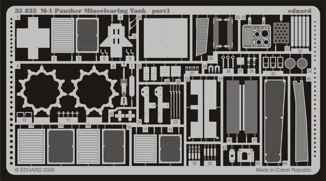 EDUARD 35835 M-1 SERBATOIO SMINATORE PANTHER 1/35 - Immagine 1 di 1