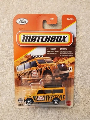 Matchbox 1966 Land Rover Gen 2, amarillo, resistente, clásico, icónico, Mattel #82/125 Foto 1 de 4