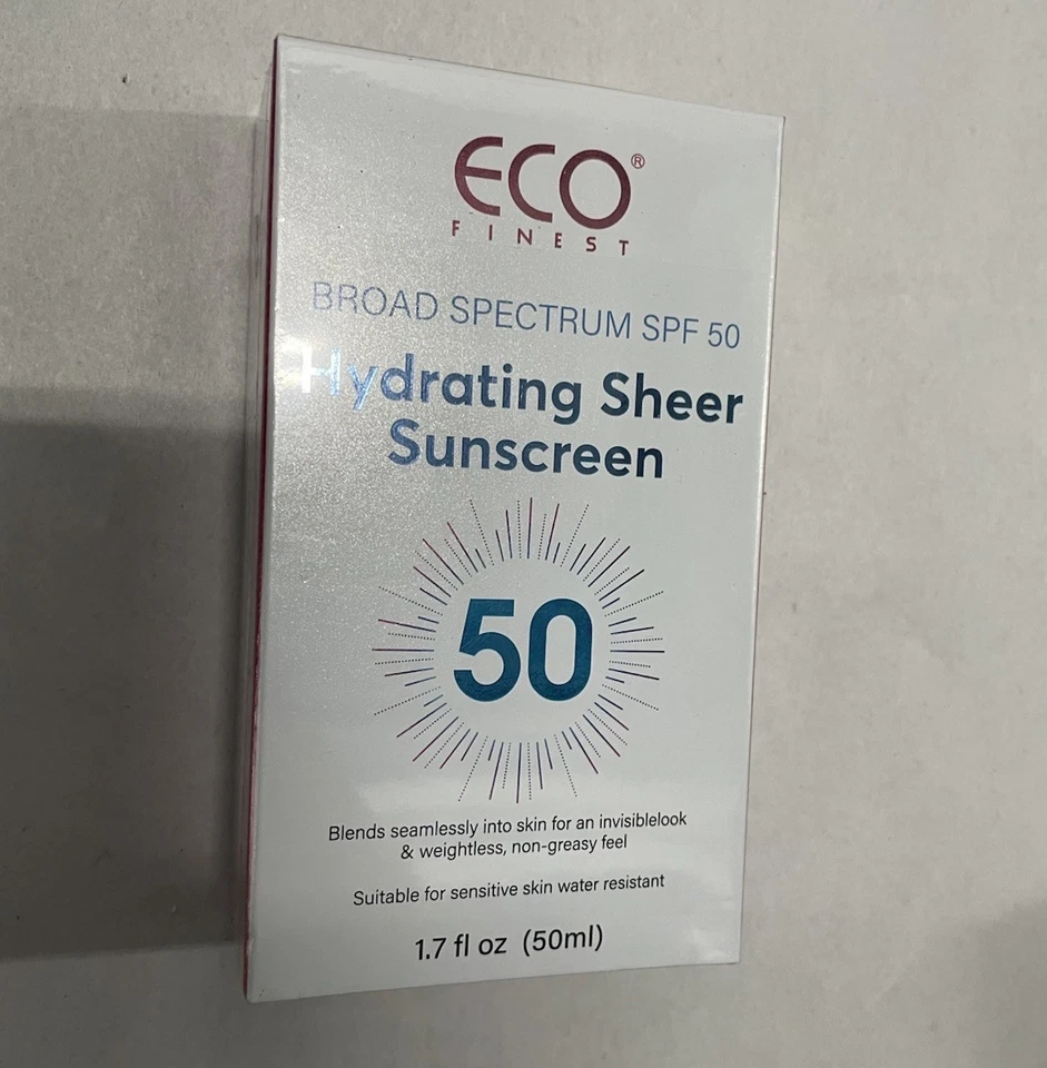 Protector solar transparente hidratante ECO Finest Broad Spectrum SPF50 1,7 fl oz Foto 1 de 4