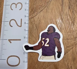 RAY LEWIS Sticker BALTIMORE RAVENS Sticker NFL Football - Picture 1 of 1