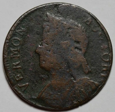 1786 Vermont Colonial Copper, Bust Left - Image 1 of 4