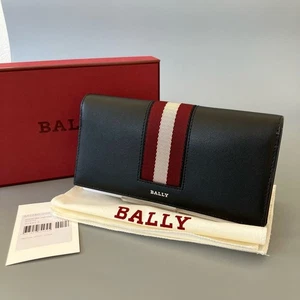 BALLY BALIRO Bi-fold Long Wallet With Coin Purse Men's Business Japan Unused - Picture 1 of 7