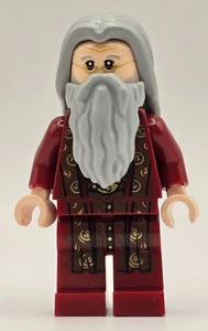 LEGO Harry Potter Albus Dumbledore - Dark Red Robe Minifigure Minifig hp147 Used - Picture 1 of 2